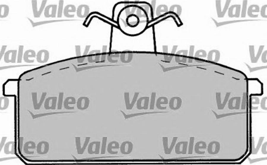 Valeo 597307 - Kit de plaquettes de frein, frein à disque cwaw.fr