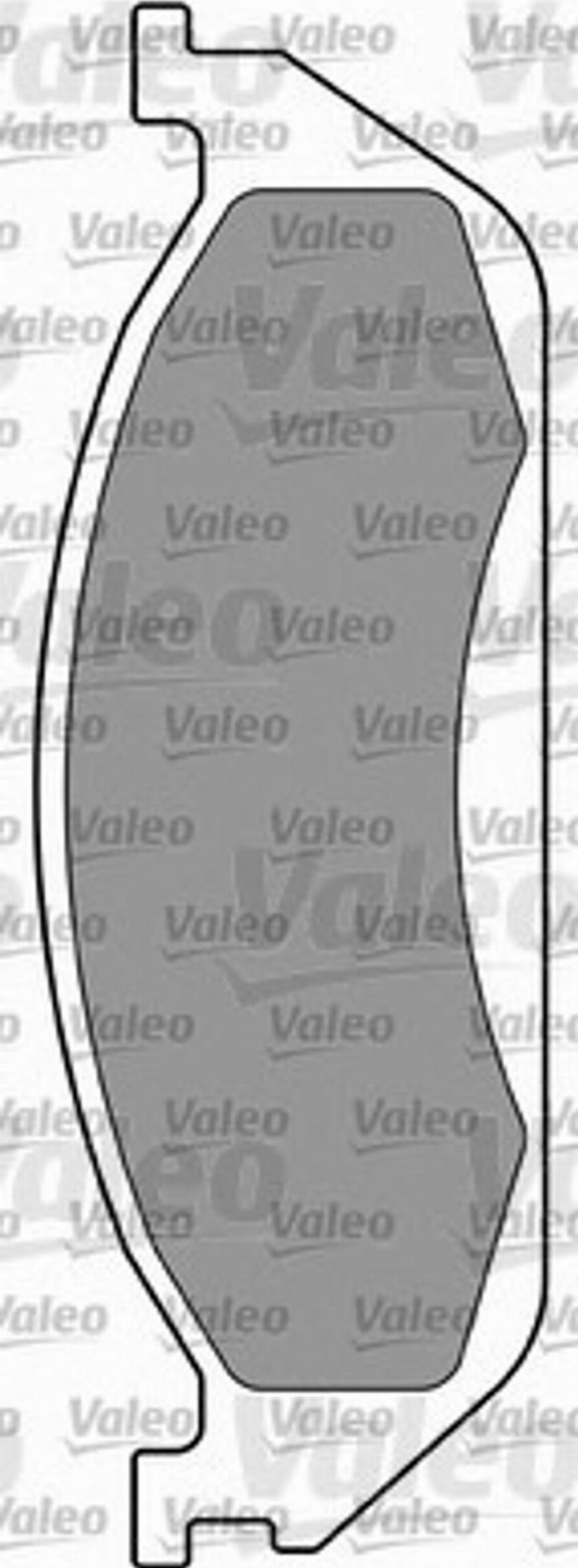 Valeo 597316 - Kit de plaquettes de frein, frein à disque cwaw.fr