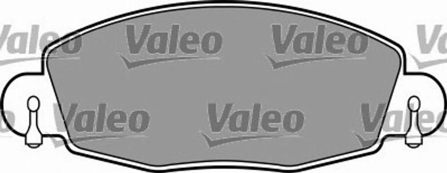 Valeo 597318 - Kit de plaquettes de frein, frein à disque cwaw.fr