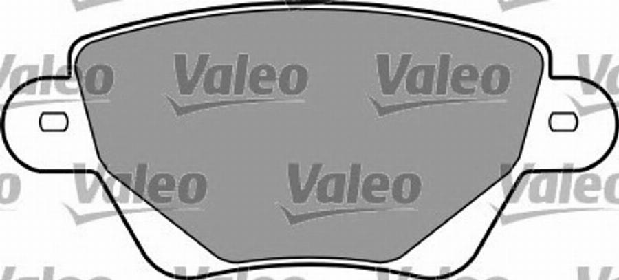 Valeo 597339 - Kit de plaquettes de frein, frein à disque cwaw.fr