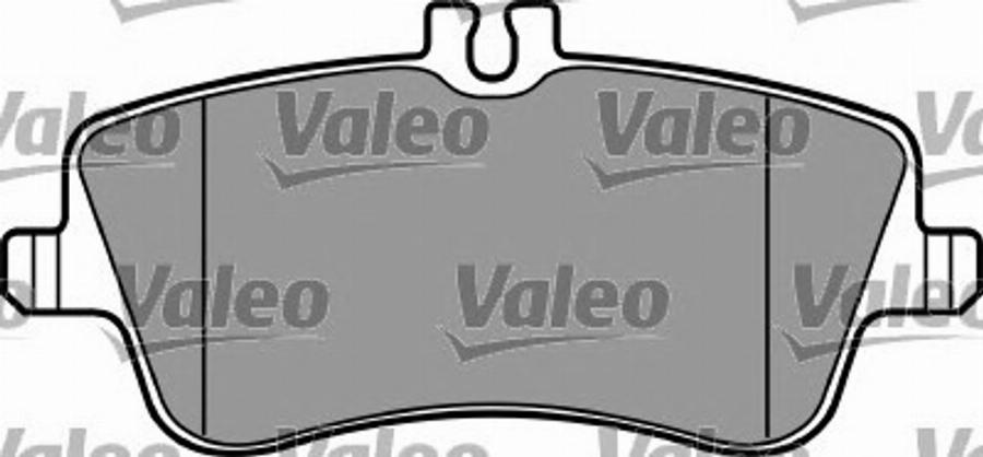 Valeo 597333 - Kit de plaquettes de frein, frein à disque cwaw.fr