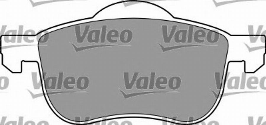 Valeo 597320 - Kit de plaquettes de frein, frein à disque cwaw.fr