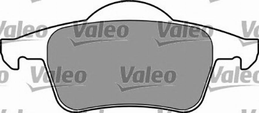 Valeo 597321 - Kit de plaquettes de frein, frein à disque cwaw.fr