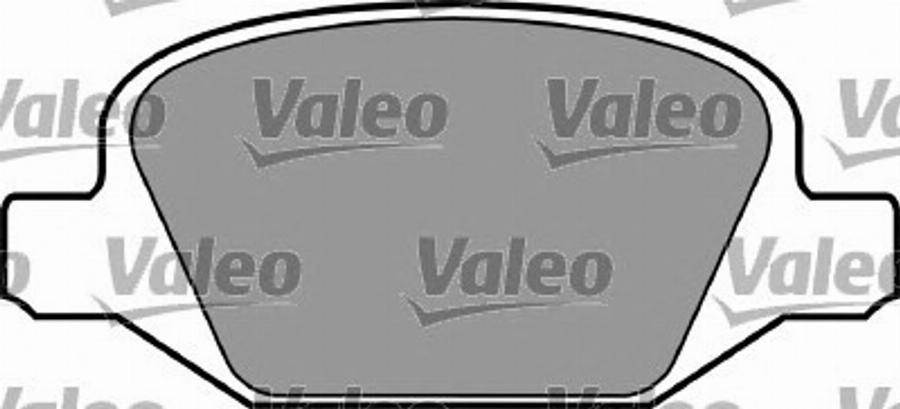 Valeo 597379 - Kit de plaquettes de frein, frein à disque cwaw.fr