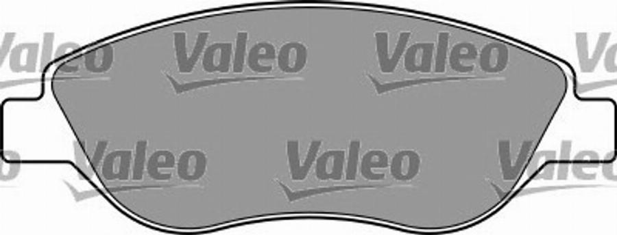 Valeo 597371 - Kit de plaquettes de frein, frein à disque cwaw.fr