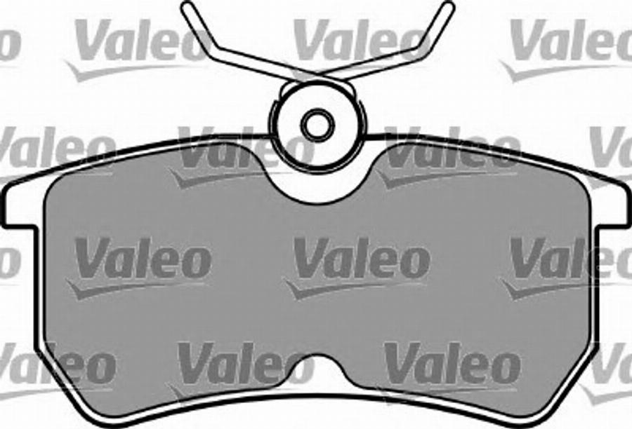 Valeo 597281 - Kit de plaquettes de frein, frein à disque cwaw.fr