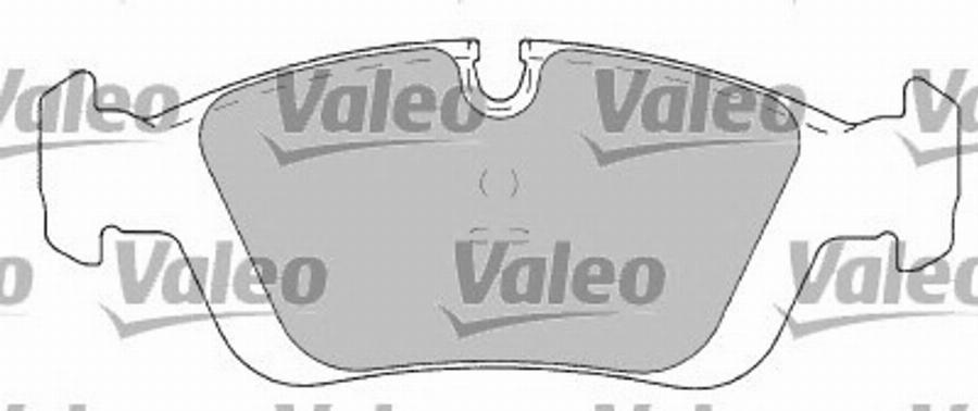 Valeo 597275 - Kit de plaquettes de frein, frein à disque cwaw.fr