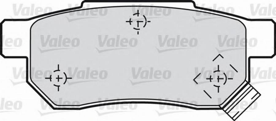 Valeo 540969 - Kit de plaquettes de frein, frein à disque cwaw.fr