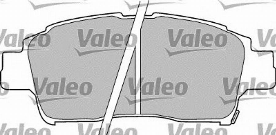 Valeo 540965 - Kit de plaquettes de frein, frein à disque cwaw.fr