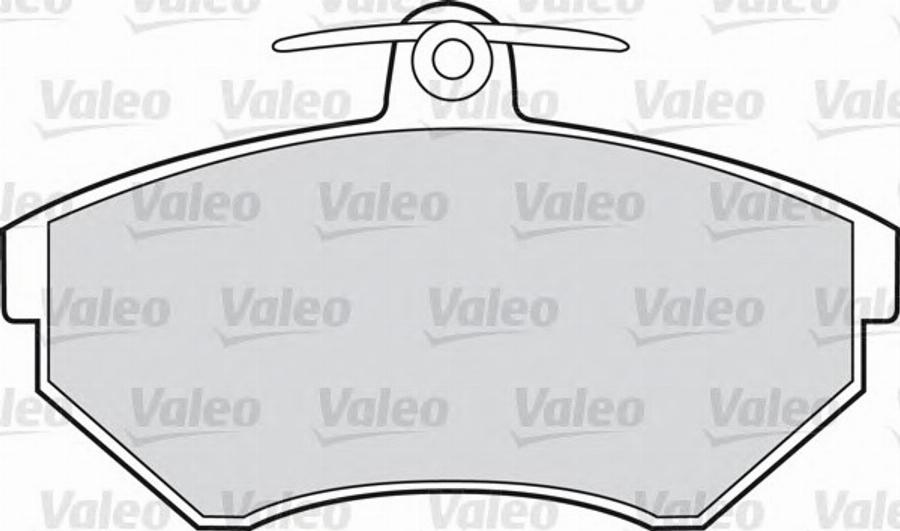 Valeo 540971 - Kit de plaquettes de frein, frein à disque cwaw.fr