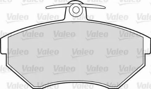 Valeo 540972 - Kit de plaquettes de frein, frein à disque cwaw.fr