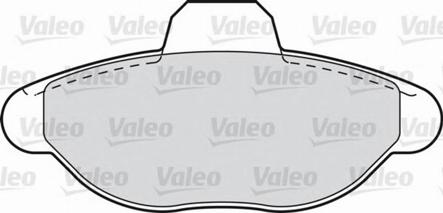 Valeo 540 554 - Kit de plaquettes de frein, frein à disque cwaw.fr