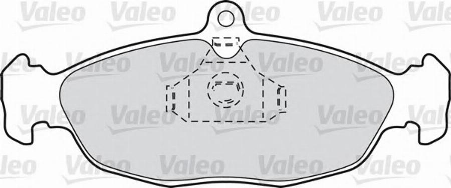 Valeo 540 493 - Kit de plaquettes de frein, frein à disque cwaw.fr