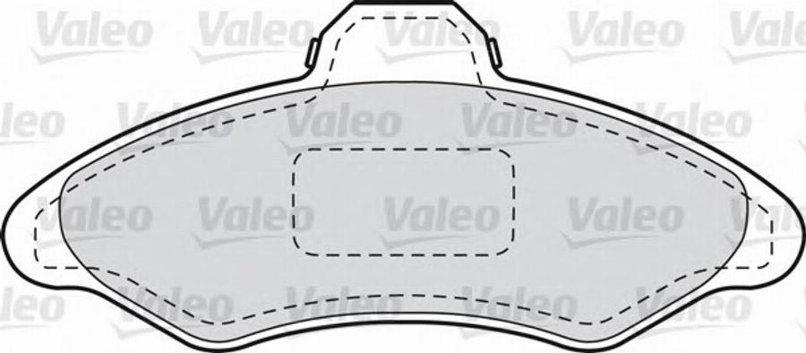 Valeo 540 446 - Kit de plaquettes de frein, frein à disque cwaw.fr