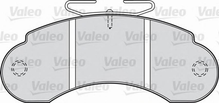 Valeo 540 441 - Kit de plaquettes de frein, frein à disque cwaw.fr