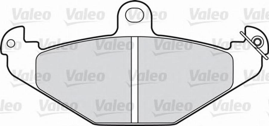 Valeo 540 454 - Kit de plaquettes de frein, frein à disque cwaw.fr