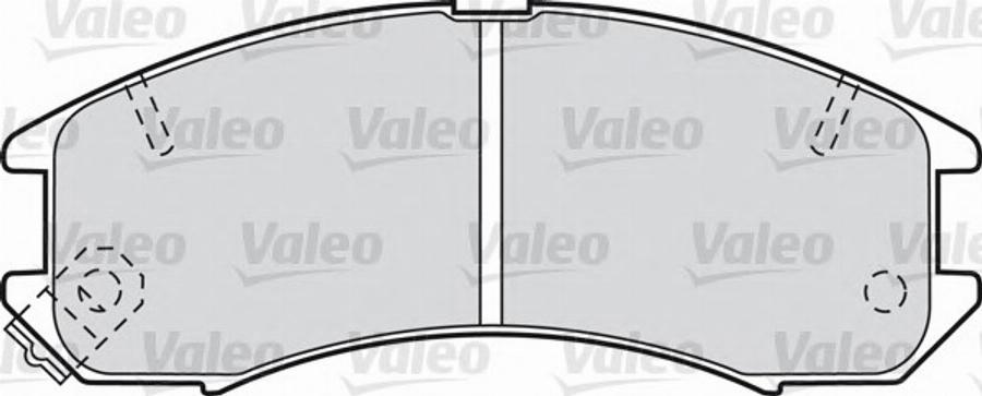 Valeo 540456 - Kit de plaquettes de frein, frein à disque cwaw.fr