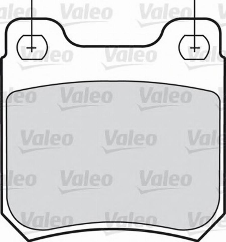 Valeo 540 450 - Kit de plaquettes de frein, frein à disque cwaw.fr