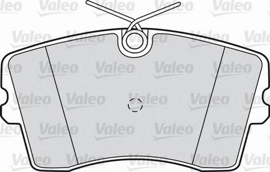 Valeo 540452 - Kit de plaquettes de frein, frein à disque cwaw.fr