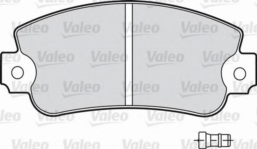 Valeo 540 482 - Kit de plaquettes de frein, frein à disque cwaw.fr