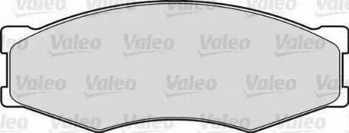 Valeo 540460 - Kit de plaquettes de frein, frein à disque cwaw.fr