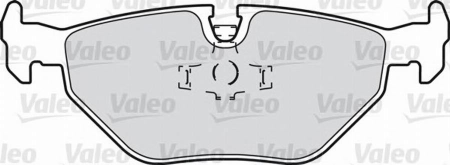 Valeo 540 405 - Kit de plaquettes de frein, frein à disque cwaw.fr