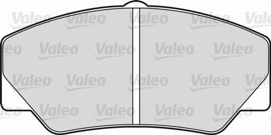 Valeo 540 407 - Kit de plaquettes de frein, frein à disque cwaw.fr