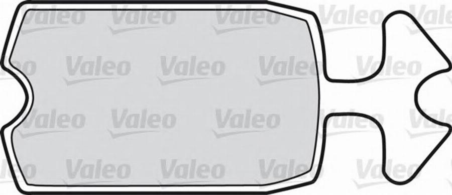 Valeo 540419 - Kit de plaquettes de frein, frein à disque cwaw.fr