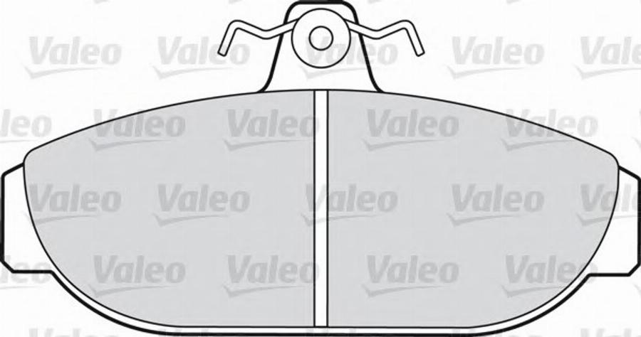 Valeo 540 414 - Kit de plaquettes de frein, frein à disque cwaw.fr