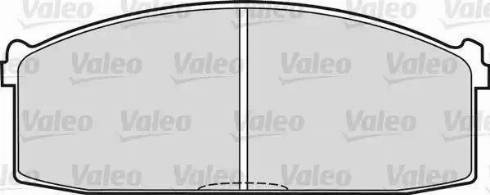 Valeo 540410 - Kit de plaquettes de frein, frein à disque cwaw.fr