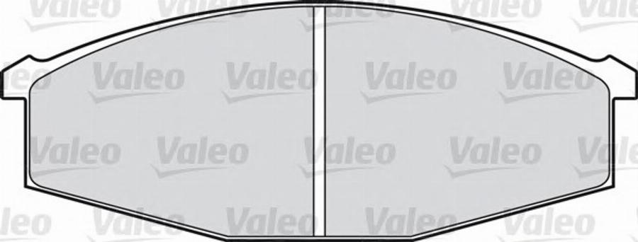 Valeo 540 411 - Kit de plaquettes de frein, frein à disque cwaw.fr