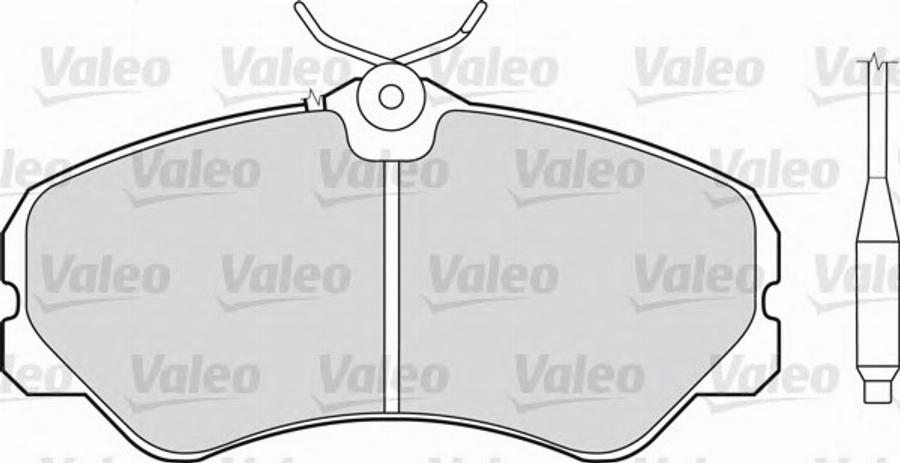 Valeo 540 434 - Kit de plaquettes de frein, frein à disque cwaw.fr