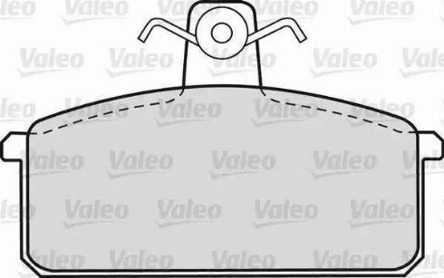 Valeo 598092 - Kit de plaquettes de frein, frein à disque cwaw.fr