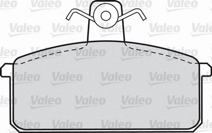 Valeo 540432 - Kit de plaquettes de frein, frein à disque cwaw.fr