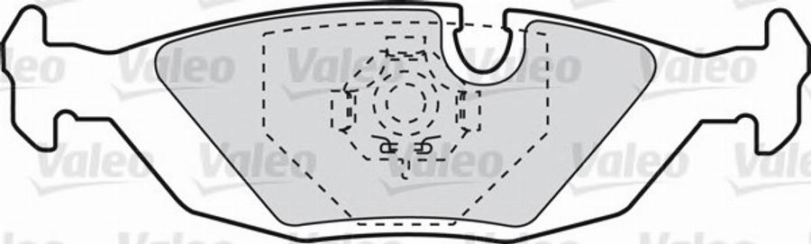 Valeo 540 425 - Kit de plaquettes de frein, frein à disque cwaw.fr