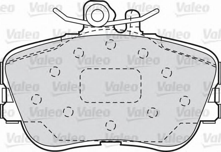 Valeo 540 559 - Kit de plaquettes de frein, frein à disque cwaw.fr