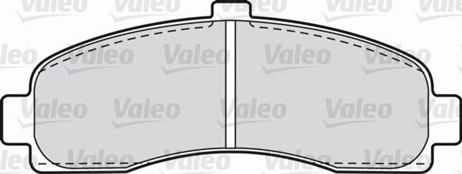 Valeo 540 564 - Kit de plaquettes de frein, frein à disque cwaw.fr