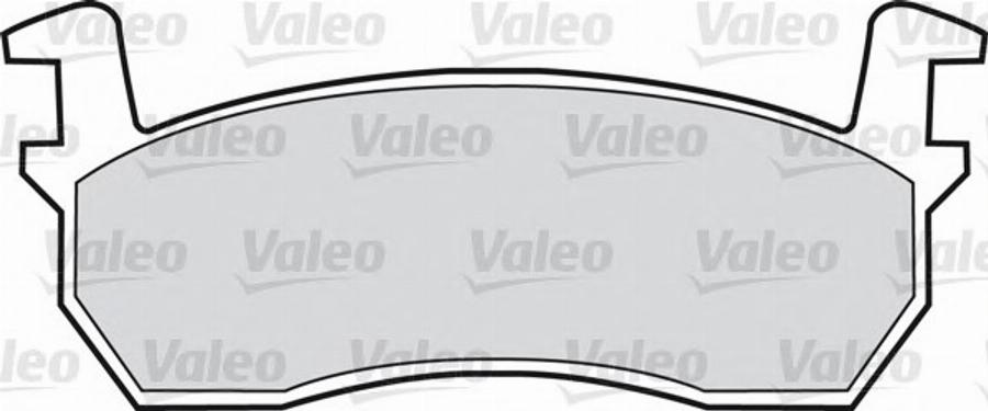 Valeo 540 560 - Kit de plaquettes de frein, frein à disque cwaw.fr