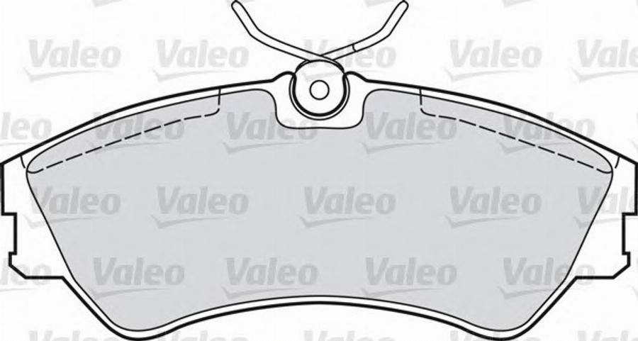 Valeo 540 562 - Kit de plaquettes de frein, frein à disque cwaw.fr