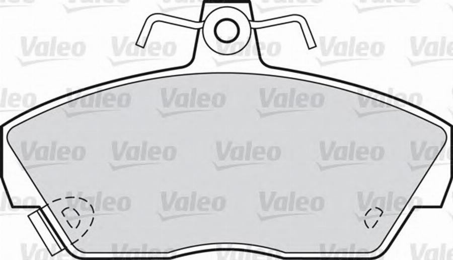 Valeo 540 536 - Kit de plaquettes de frein, frein à disque cwaw.fr