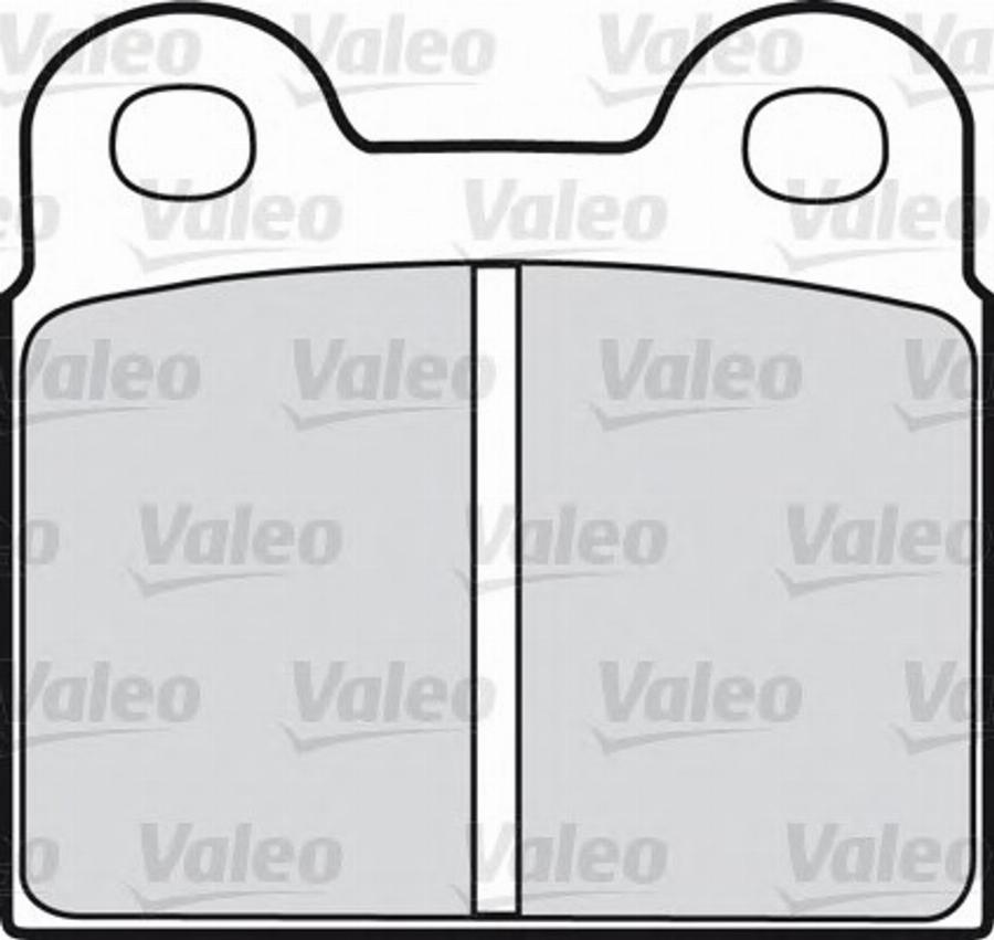 Valeo 540 045 - Kit de plaquettes de frein, frein à disque cwaw.fr