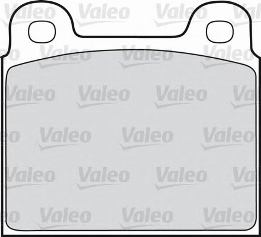 Valeo 540 039 - Kit de plaquettes de frein, frein à disque cwaw.fr