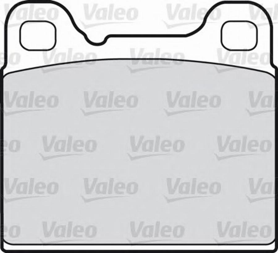 Valeo 540022 - Kit de plaquettes de frein, frein à disque cwaw.fr