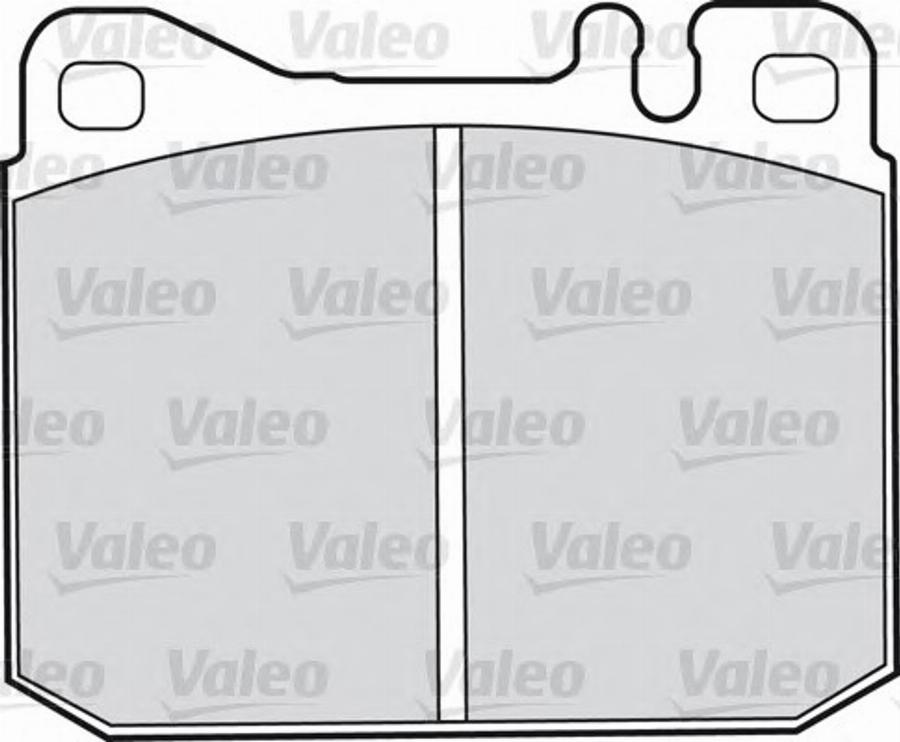 Valeo 540 162 - Kit de plaquettes de frein, frein à disque cwaw.fr