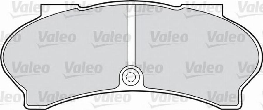 Valeo 540125 - Kit de plaquettes de frein, frein à disque cwaw.fr