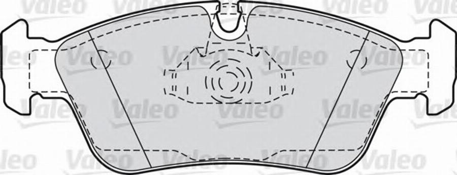 Valeo 540890 - Kit de plaquettes de frein, frein à disque cwaw.fr