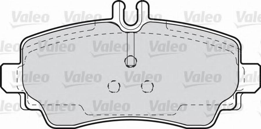 Valeo 540891 - Kit de plaquettes de frein, frein à disque cwaw.fr