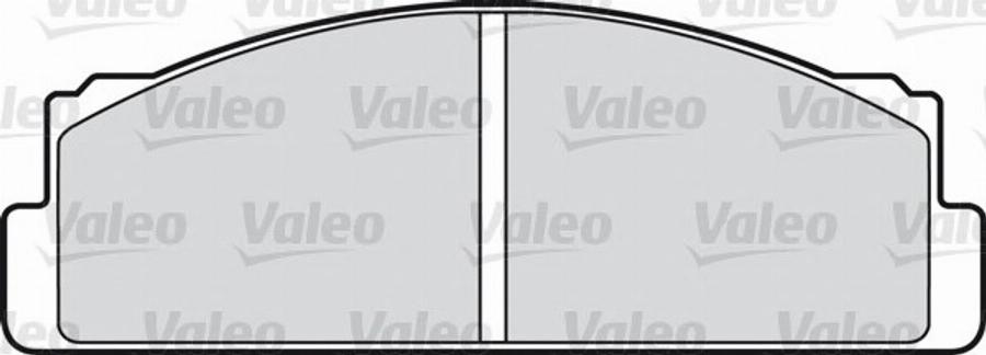 Valeo 540866 - Kit de plaquettes de frein, frein à disque cwaw.fr