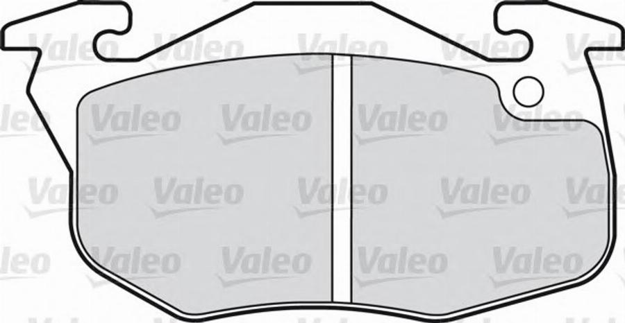 Valeo 540 309 - Kit de plaquettes de frein, frein à disque cwaw.fr