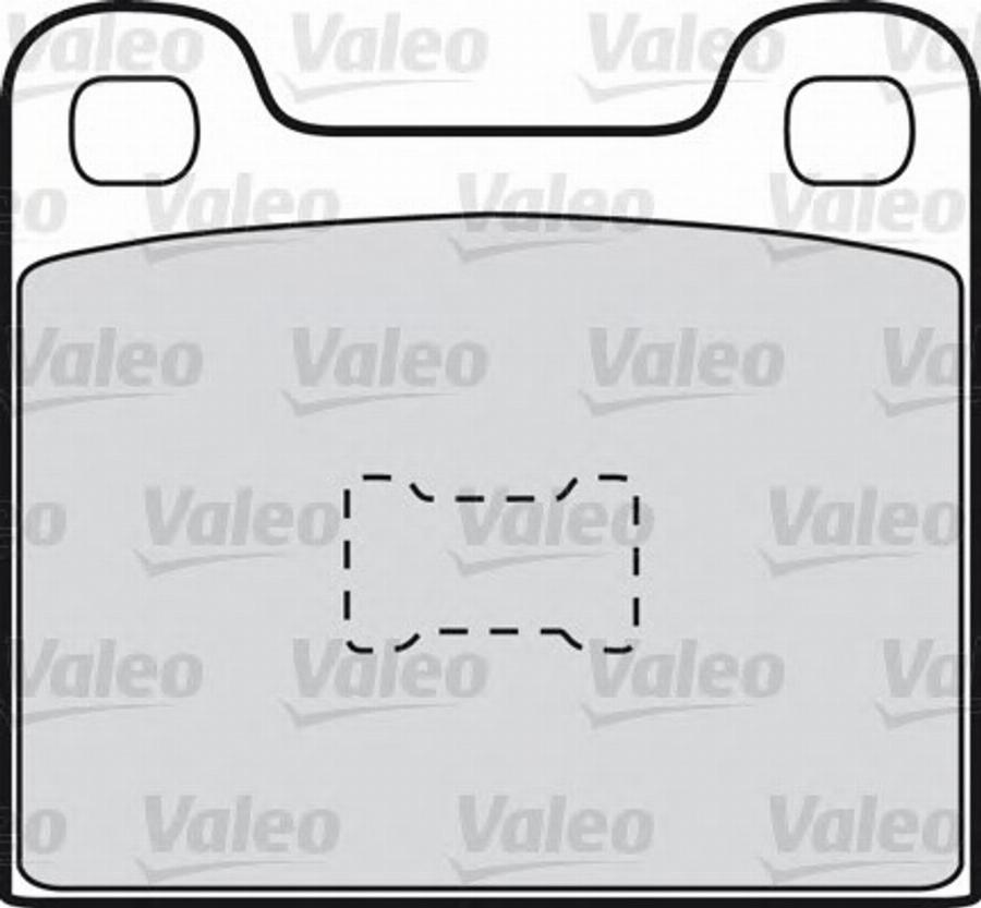 Valeo 540 301 - Kit de plaquettes de frein, frein à disque cwaw.fr